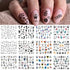 Animal Print Water Nail Decals - Cow and Leopard Designs for Stunning Winter Manicure - 12 Unique Patterns for Creative Nail Art