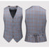 Men's Business Casual Suit Set Blazer Vest Pants Fashionable Slim Fit for Weddings and Work