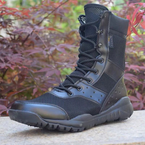 Lightweight Waterproof Tactical Boots for Men and Women - Breathable Outdoor Hiking and Climbing Shoes