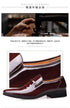 Luxury Oxford Leather Shoes for Men Breathable Patent Formal Footwear for Office and Wedding