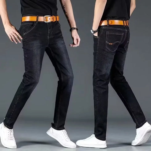 Men's Jeans Spring Straight Leg Casual Comfortable Work Pants