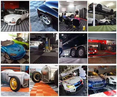 Plastic Interlocking Garage Flooring Tiles for Drainage Solution