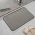 Cobblestone Embossed Memory Foam Bathroom Mat Non-Slip Carpet for Shower Room