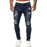 Ripped Slim Fit Denim Distressed Ankle Length Mens Jeans