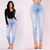 Women’s Slim Fit Denim Skinny Jeans - High Waist Stretch Pencil Pants with Pockets for Casual Fall Outfits, Perfect for Homecoming and Everyday Wear