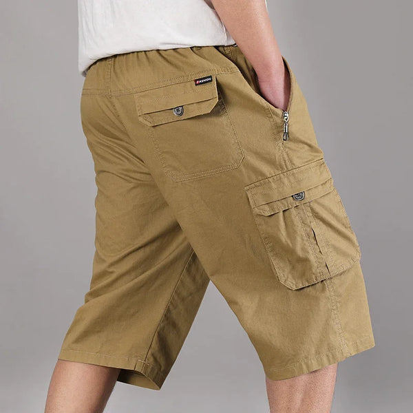 Men's Cropped Shorts Pure Cotton Business Gentleman Casual Work Shorts