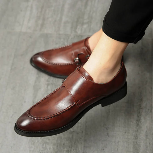 Men's Luxury Designer Loafers Leather Shoes - Elegant Oxfords Fashion Dress Footwear for Formal Occasions, Perfect Slip-On Style for Parties and Events