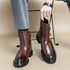 Luxury Business Men's Ankle Boots with Side Zipper - Winter Leather Chelsea Style
