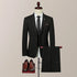 Business Casual Suit Three-Piece Set with Vest and Trousers in Fashionable British Style