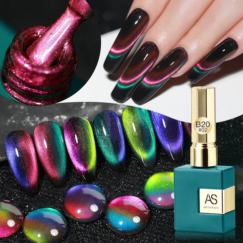 Magnetic Cat Eye Nail Gel Polish - 15ml 9D Shiny Galaxy Effect Soak Off Varnish for Stunning Nail Art, Long Lasting Manicure Essential