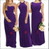 A-Line Chiffon Bridesmaid Dresses Elegant Floor-Length Sleeveless Gown For Wedding Party Occasion