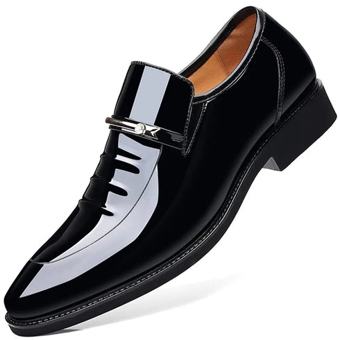 Mens Formal Business Oxford Slip On Loafers Comfortable Casual Driving Shoes