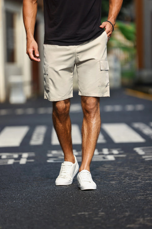 Men's Plain Casual Comfy Cargo Shorts for Summer Clothing