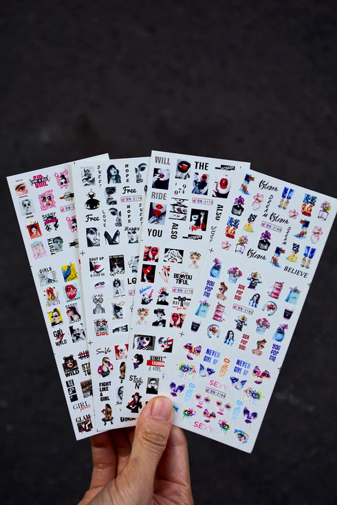 12 Floral Patterns Summer Nail Water Decals - Daffodils, Lilies, and Tulips for Stunning Nail Art Transfers and DIY Manicure Accessories