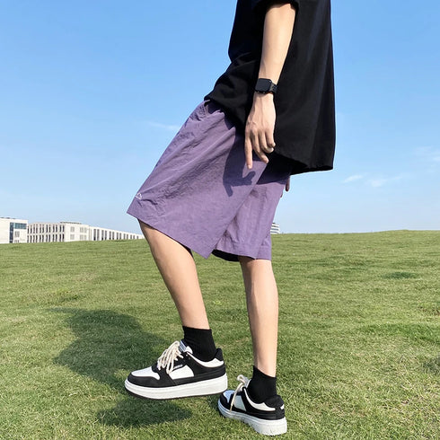 Men's Shorts Pants Summer Casual Drawstring Baggy Trousers