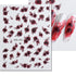 5D Embossed Nail Art Stickers - Semi-Transparent White Bowknots Adhesive Sliders for Creative Manicure Decorations and Nail Art Accessories