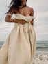 Chic Vintage A-line Spaghetti Strap Beach Dress for Women