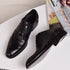 Elegant Men's Oxford Leather Shoes for Office Wear - Comfortable, Wear-Resistant, and Stylish Casual Footwear for Formal Occasions