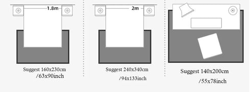 Modern Abstract Living Room Carpet Luxury Large Bedroom Decorative Rug Soft Non-Slip Sofa Floor Mat