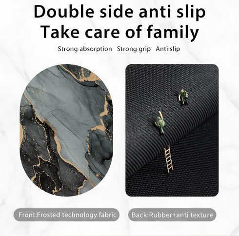 Luxury Nordic Diatomite Bath Mat Anti Slip Super Absorbent Quick Dry Floor Mat