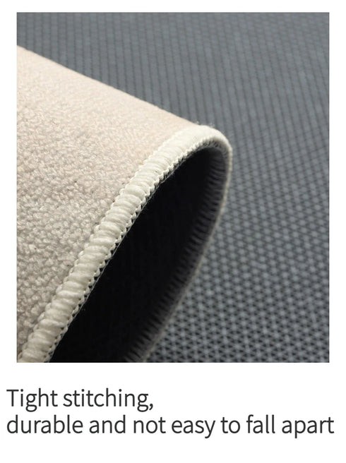 Geometric Cream Carpet Large Size Area Rug for Living Room Luxury Home Decoration Non-Slip Easy to Clean