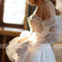 Vintage Wedding Dresses A-Line Tulle Gowns Long Puff Sleeves