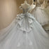 Exquisite Off Shoulder Wedding Dress with Beading and Lace Embellishments for Elegant Bridal Dress