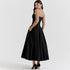 Suninheart Summer Strapless Fit and Flare Party Dress
