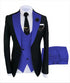 Slim Fit Men's Tuxedo Suit Set for Formal Weddings and Business Events