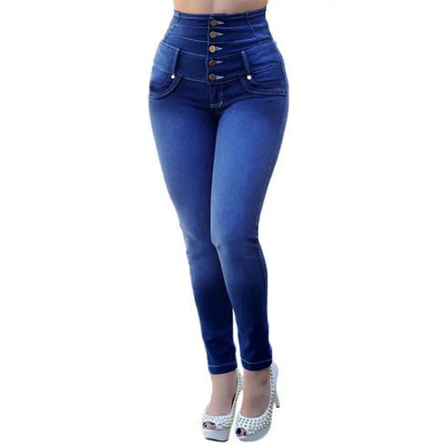 High Waist Vintage Mom Jeans For Women Slim Straight Denim Trousers Streetwear Essentials