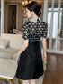 Summer Sweet Black Formal Occasion Short Dress Women Clothes Elegant Luxury A-Line Mini Party Prom Dresses