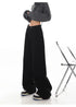 Stylish Wide Leg Black Jeans for Women - Embrace Korean Fashion Streetwear with Baggy Straight Denim Pants Perfect for Fall Outfits and Casual Days