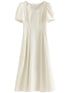 FSLE Swan Dress French Style High Waist Dress for Women