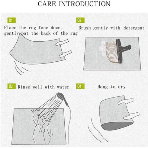 Retro Persian Carpet Abstract Ornament Rug for Living Room Bedroom Non Slip Floor Mat