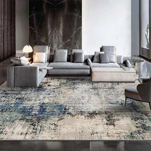 Nordic Modern Wilton Abstract Area Rug for Living Room and Bedroom