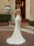 Exquisite Wedding Dresses Gorgeous Bridal Gowns Lace Tiered Robes Backless Spaghetti Straps