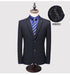 Men's Business Casual Suit Set Blazer Vest Pants Fashionable Slim Fit for Weddings and Work