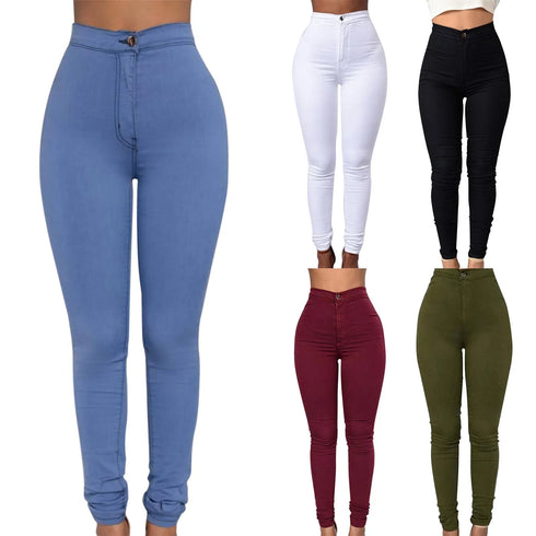 Stylish High Waisted Cotton Butt Lift Leggings for Women - Perfect for Office and Casual Fall Outfits with Jeans