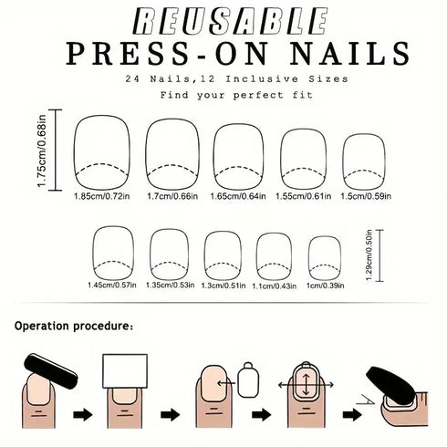 24pcs Halloween-Themed Short Square Press-On Nails with Fun Ghost, Bat, and Spider Web Designs - Perfect Fake Nail Set for Women and Girls