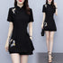 Women's Suit Chinese Style Outfits Matching Crop Top Shorts Two Piece Sets Summer Retro Cheongsam Lady Clothes