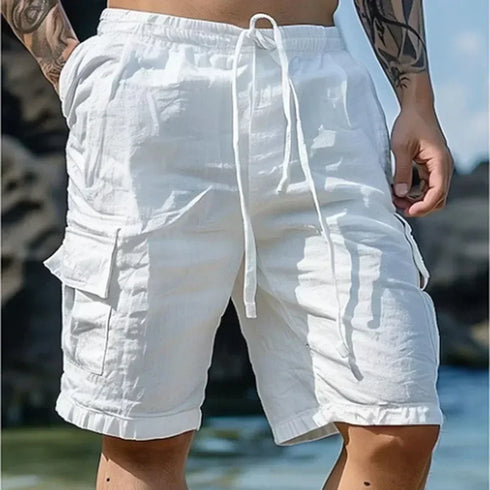 Men Loose Cargo Shorts With Pockets Casual Sports Streetwear