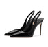 Sexy Pointed Toe Patent Strappy Party Sandals For Women