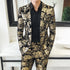 Men's Shiny 2-Piece Suit Set for Weddings - Smart Casual Style with Jacket and Pants