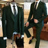 Elegant Blue Men Suits Luxury 3 Piece Jacket Pants Vest Set Slim Fit