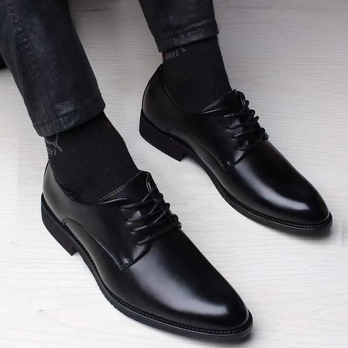 Spring and Autumn Casual Business Formal Leather Shoes for Men