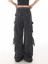 Classic High Waist Wide Leg Women’s Jeans with Multiple Pockets - Perfect for Casual Street Style and Fall Outfits