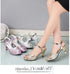 Elegant Bling Peep Toe Sandals for Women – Summer Dress Shoes with Wedge High Heels
