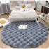 Nordic Round Carpets Plush Floor Mat Soft Area Rugs Shaggy Indoor Decor