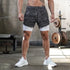 Camo Running Shorts Men Gym Sports Shorts Quick Dry Workout