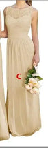 A-Line Chiffon Bridesmaid Dresses Elegant Floor-Length Sleeveless Gown For Wedding Party Occasion